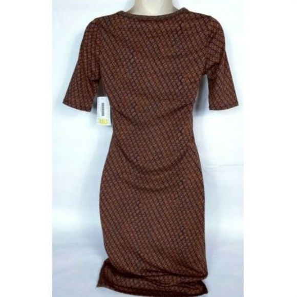 LuLaroe Womens Julia Bodycon Dress XXS Boat Neck - Picture 4 of 8